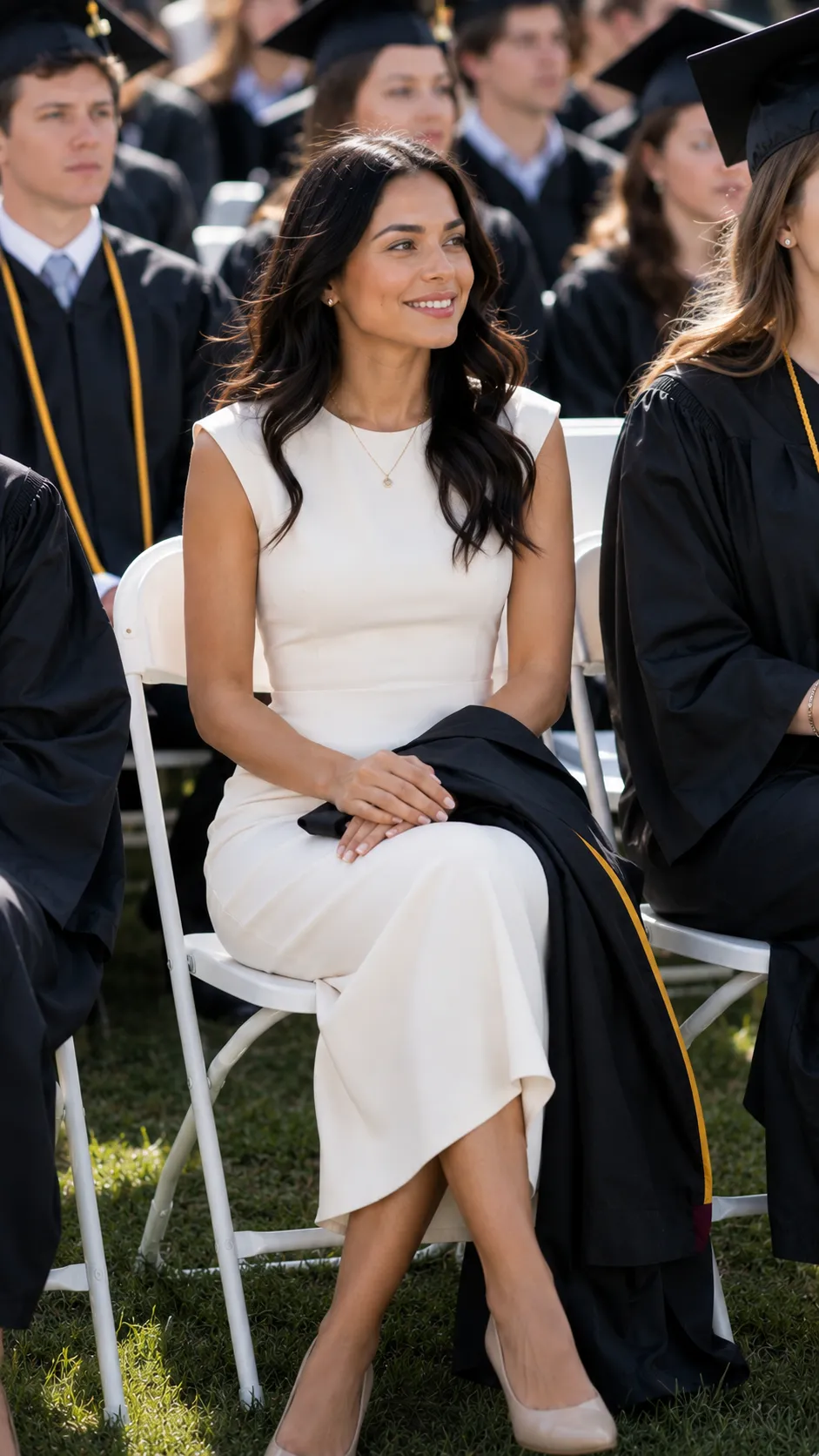 crepe dress graduation dress outfit ideas university
