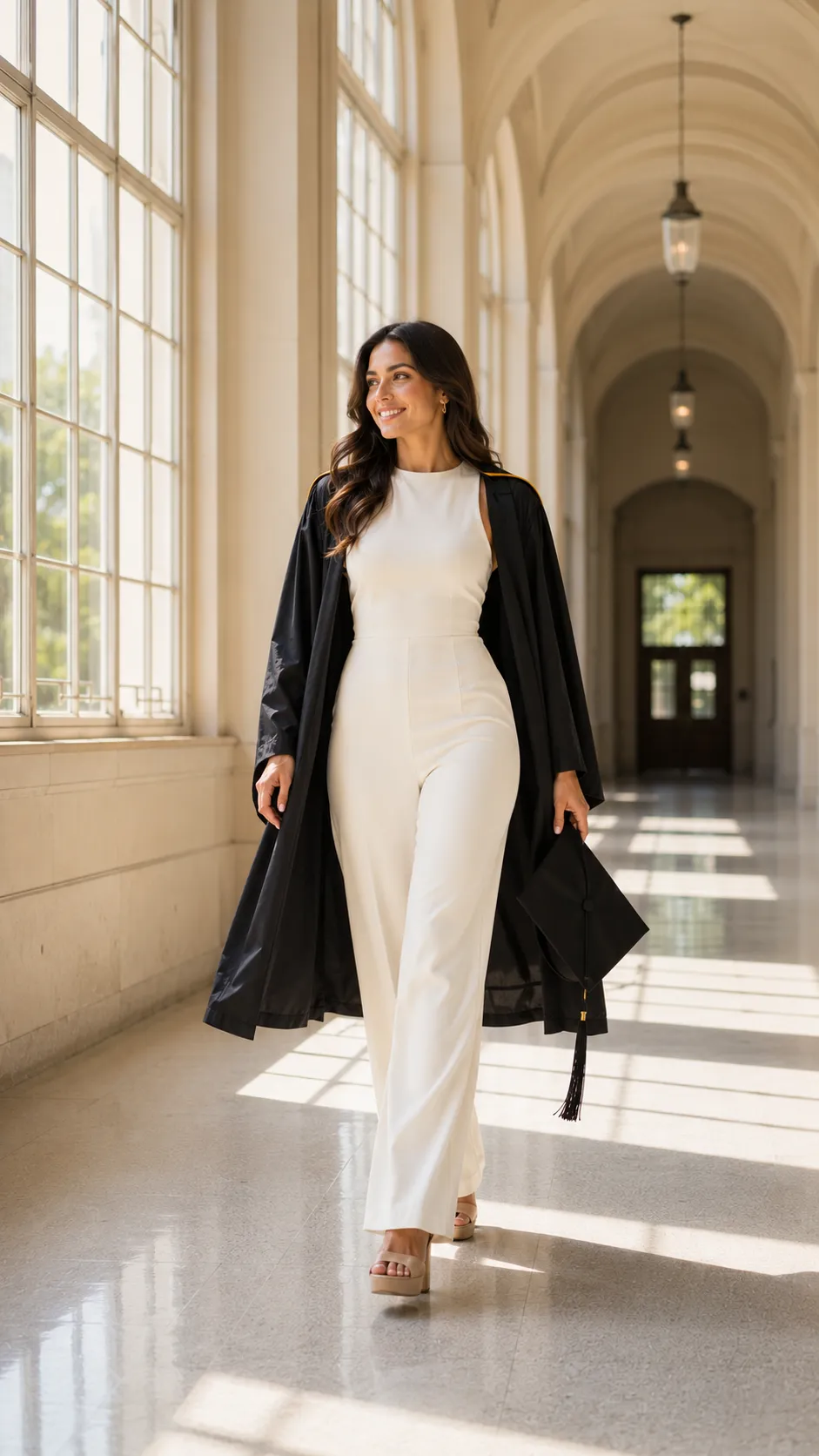 jumpsuit graduation outfit alternative