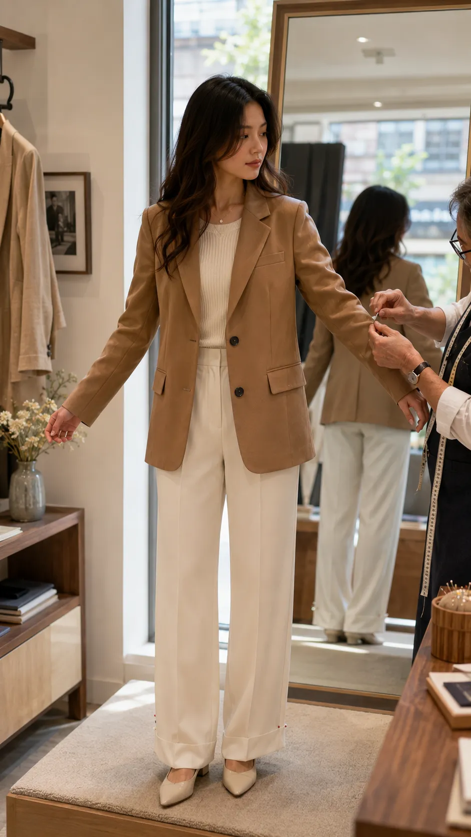 tailored blazer business casual 