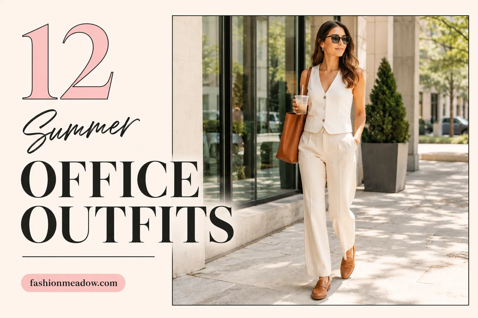 Hot summer office outfit
